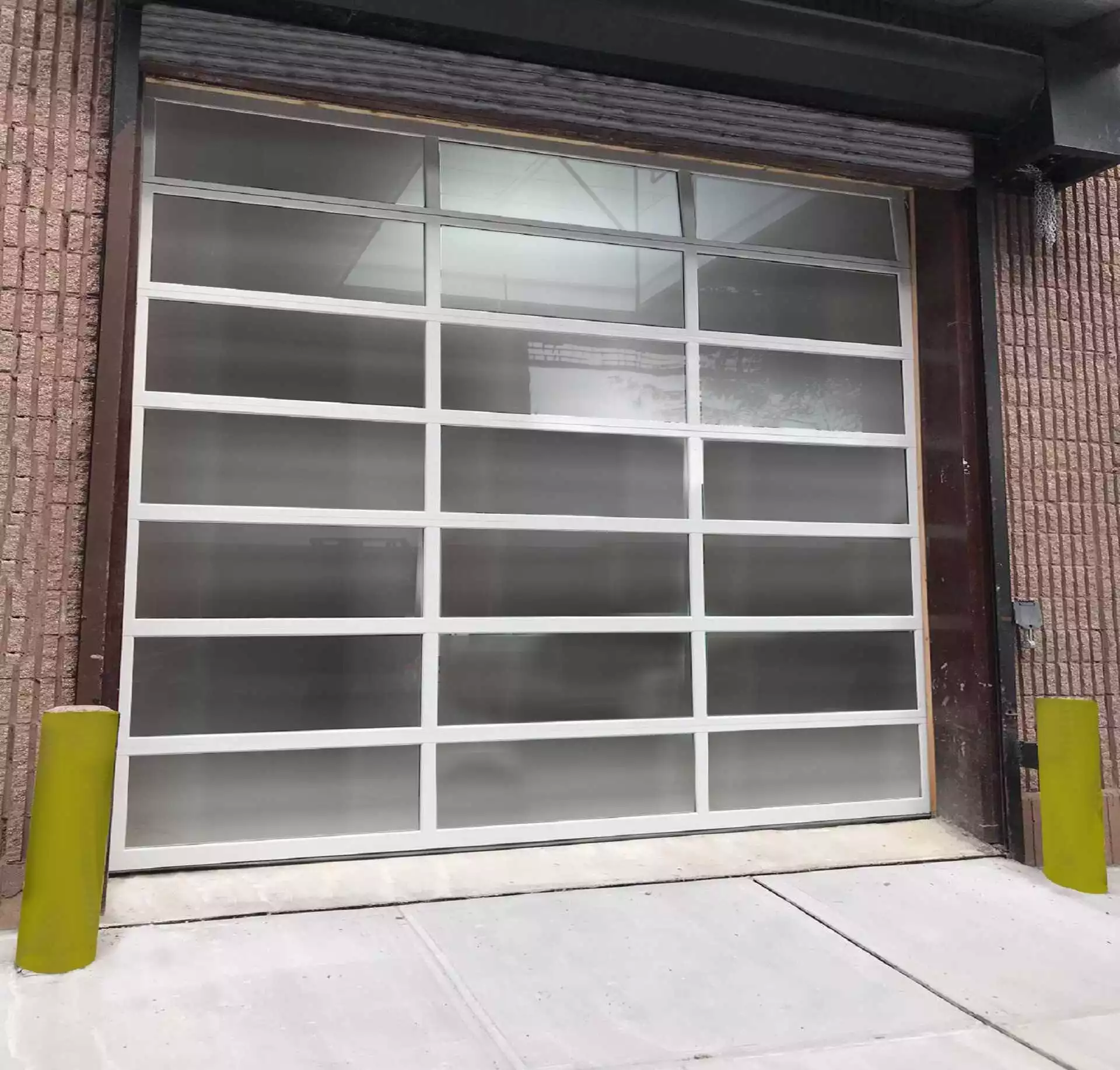 NYC commercial garage door repair-Aluminum garage door